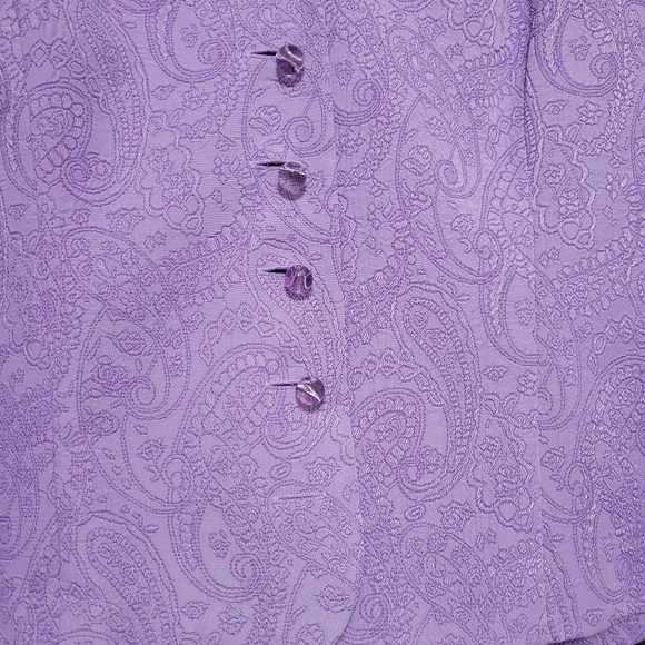 Purple tank dress with matching suit jacket - Picture 3 of 11